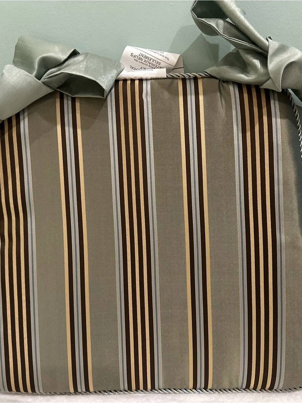 Chair Cushion pads with Tufted Rosettes
